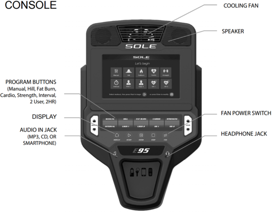 E95 console