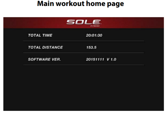 sole e95 elliptical main workout home page 1