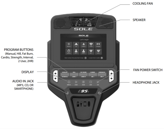 sole e95s console 555px